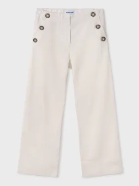 White Culotte Pants - Big Girl