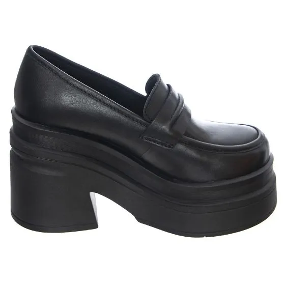 Windsor Smith Womens Mean Loren Black Loafer Shoes