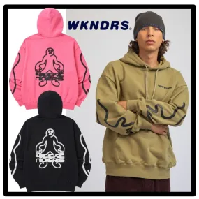 WKNDRS  |Unisex Street Style Logo Hoodies