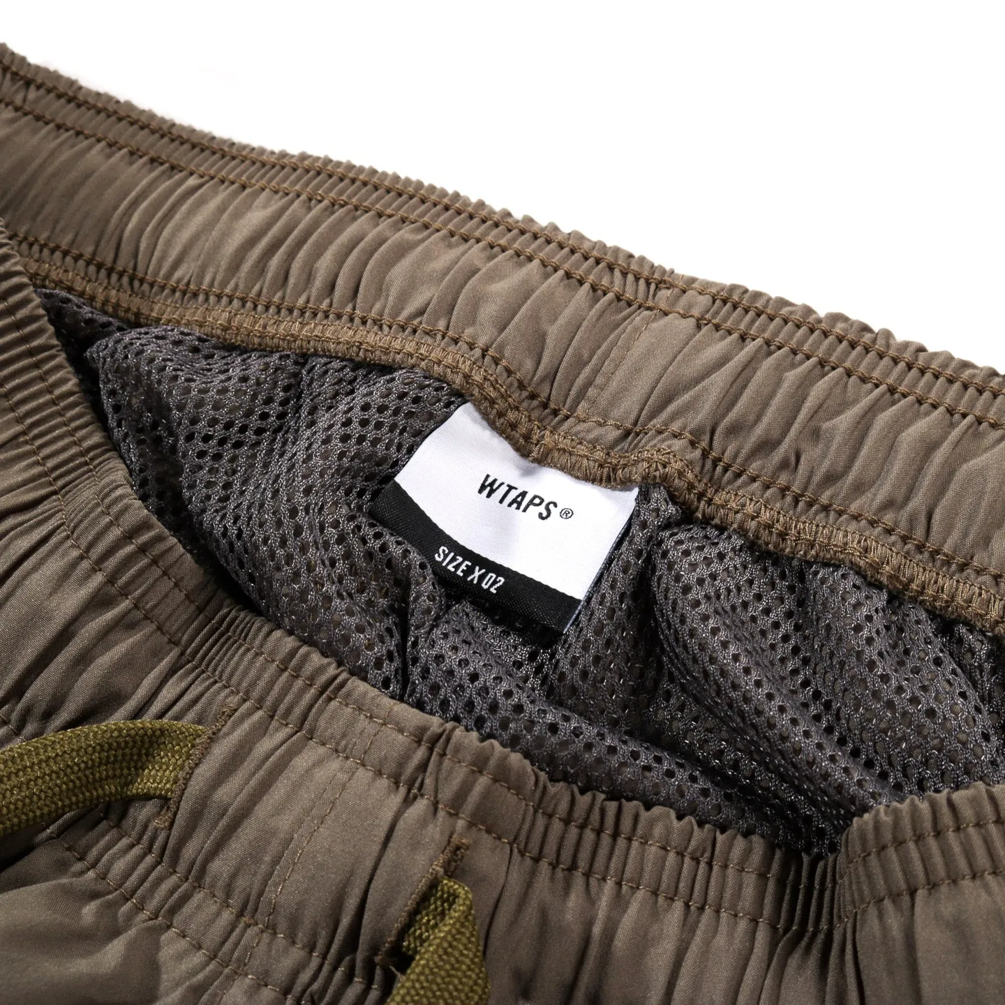 WTAPS SPORT TROUSERS POLY TAFFETA OLIVE DRAB