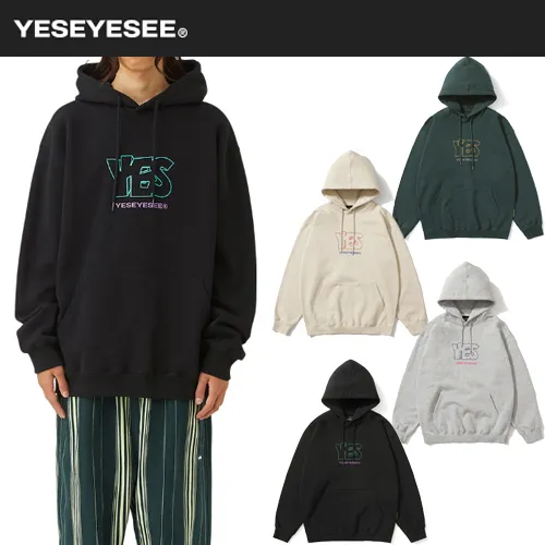 YESEYESEE  |Unisex Street Style Logo Hoodies