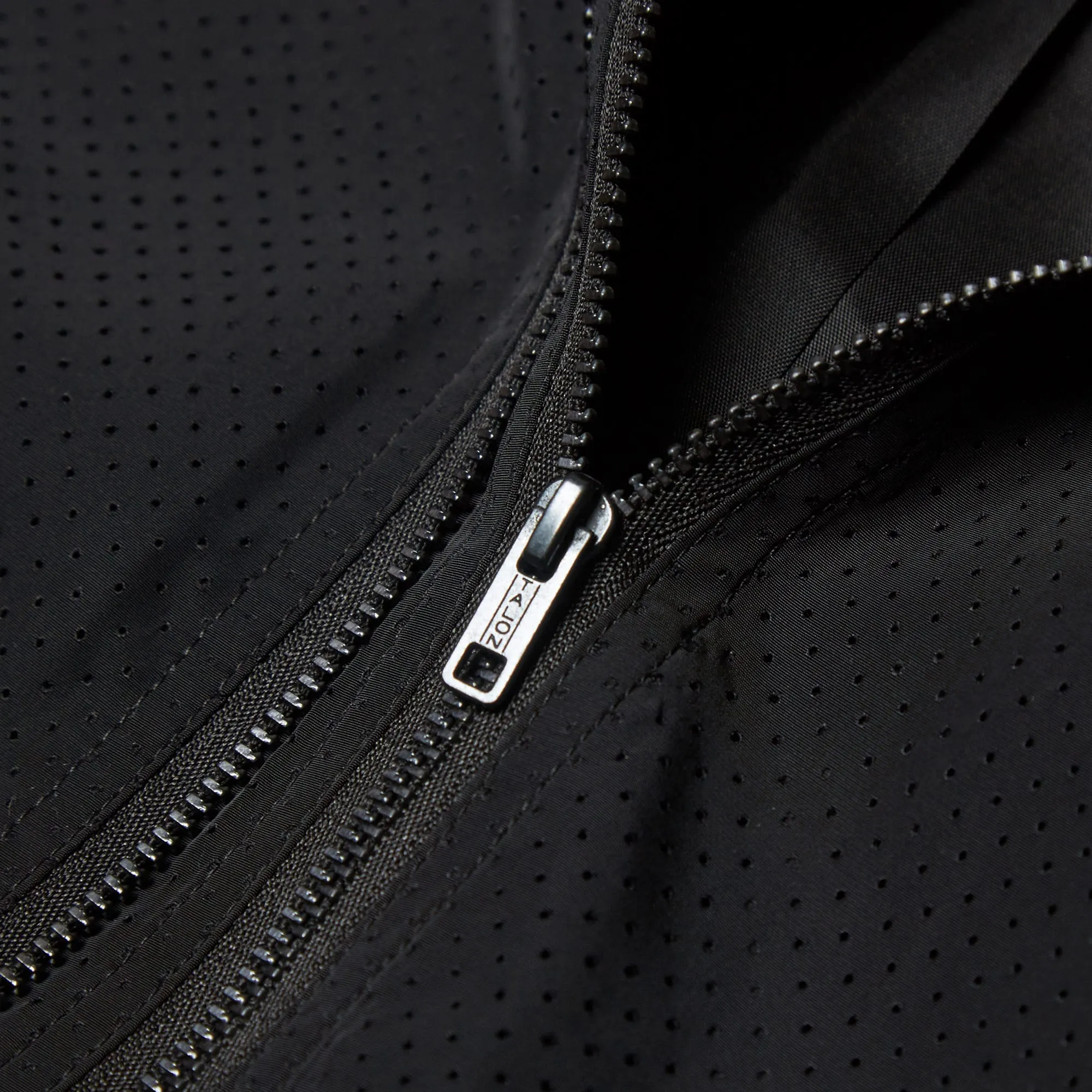 YMC Perforated Double Zip Jacket - END. ExclusiveBlack