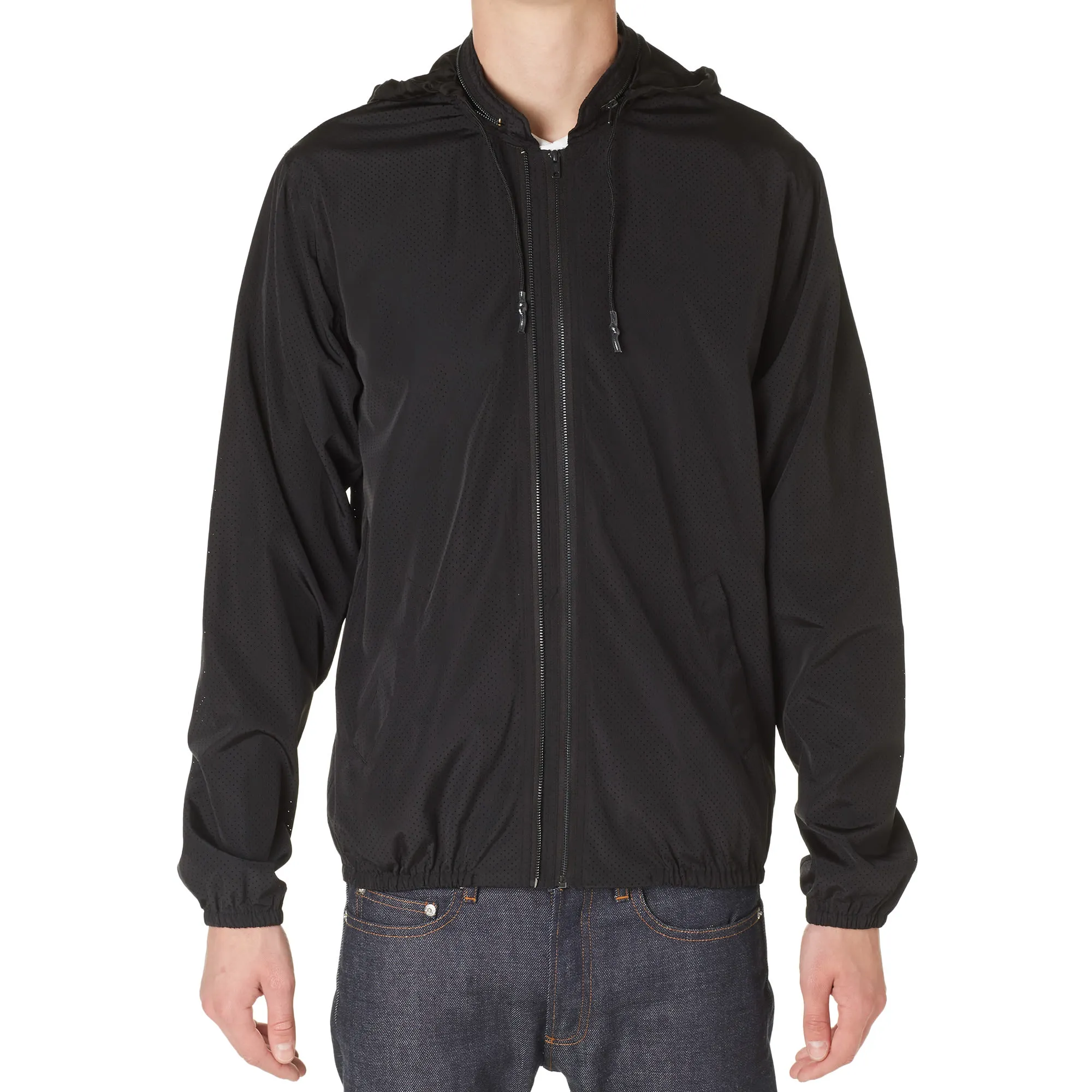 YMC Perforated Double Zip Jacket - END. ExclusiveBlack