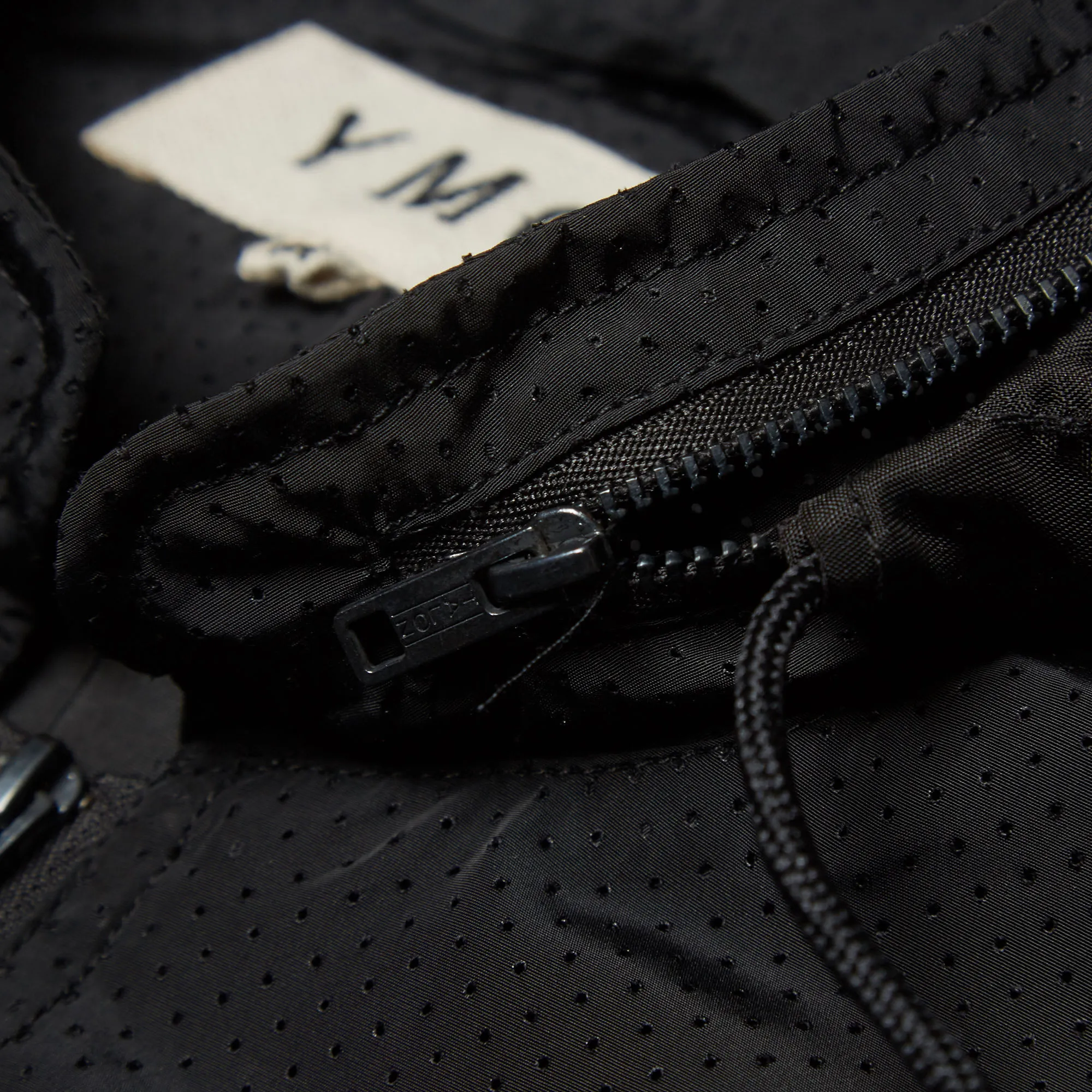 YMC Perforated Double Zip Jacket - END. ExclusiveBlack